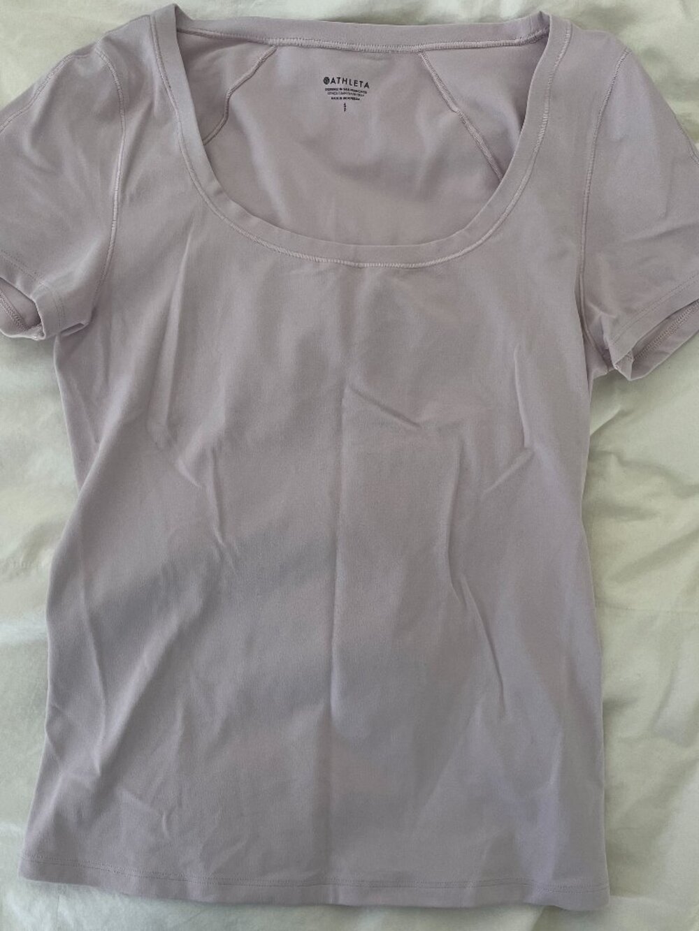 Athleta 4 piece set Top Small, Bra Small, Leggings Medium, Shorts Medium Purple